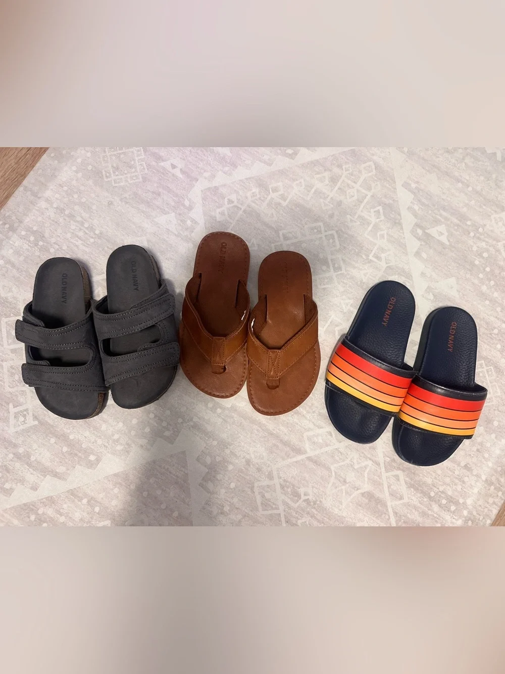 Boys Summer Sandals Bundle | Old Navy & More | Size 12/13 | 3 Pairs